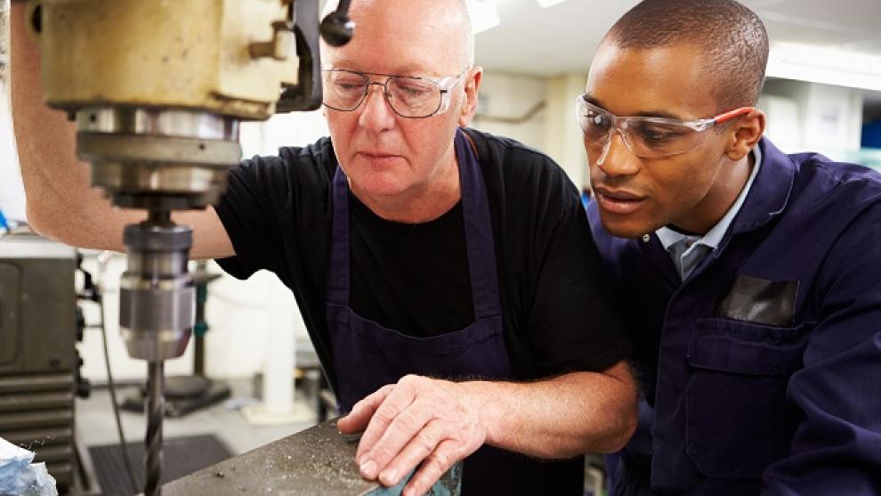 Apprentice shadowing and learning from engineer